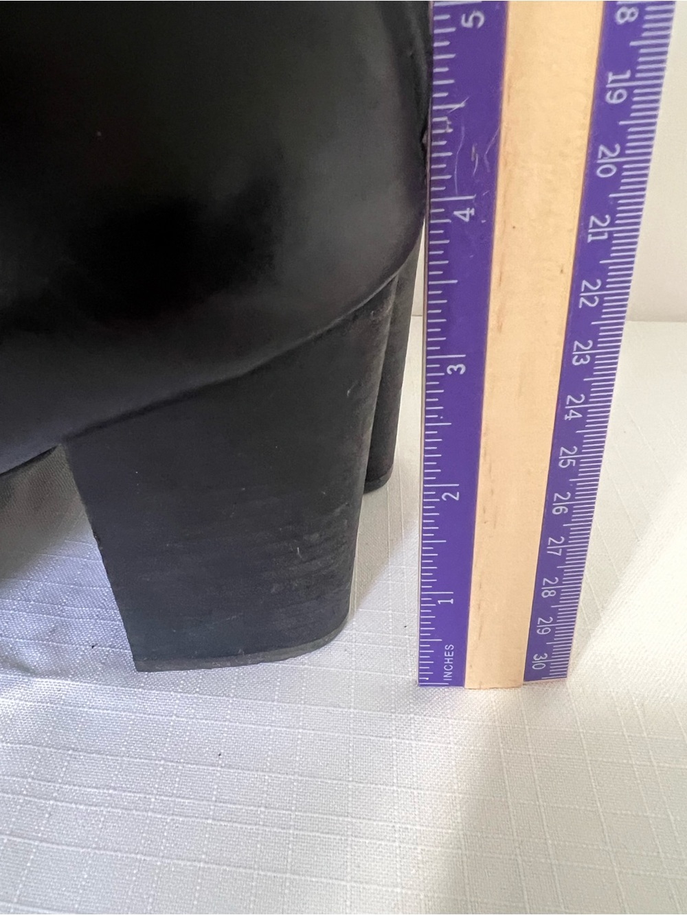 Madewell The Caleb Black Leather Block Heel Ankle Boots Witchy Moto Whimsygoth 9 - Picture 13 of 14